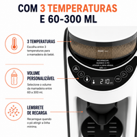 Baby Brezza - Mamadeira Pronta em 30 Segundos. Mais Descanso para os Pais.