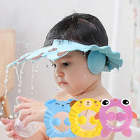 Touca de banho de animal fofo - proteção para os olhos do bebê